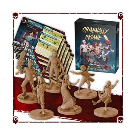 Juego de mesa lobotomy 2 criminally insane ward edad recomendada 14 aos idioma ingles