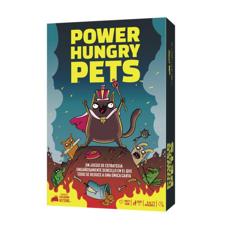 Juego de mesa power hungry pets edad recomendada 7 aos
