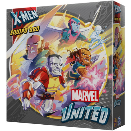 Juego de mesa marvel united team gold pegi 14