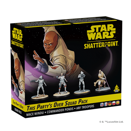 Juego de mesa star wars shatter point his partys over squad pack