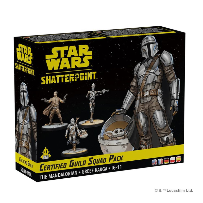 Juego de mesa star wars shatterpoint certified guild squad pack edad recomendada 14 aos
