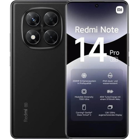 XIAOMI NOTE 14 PRO 8+256GB 5G MIDNIGHT BLACK OEM