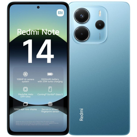 XIAOMI REDMI NOTE 14 8+256GB DS 4G OCEAN BLUE OEM