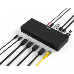 Hub phoenix tipo c docking statin 14 en 1 pd 100w para porttil