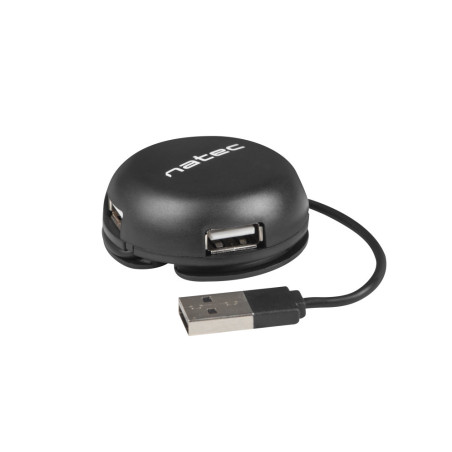 Hub natec bumblebee 4 puertos usb 2.0 negro