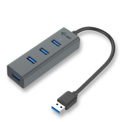 Hub i - tec usb 3.0 with 4 puertos usb 3.0 with integrated cable 28cm