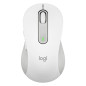 Mouse raton logitech m650 grande optico wireless inalambrico blanco crudo