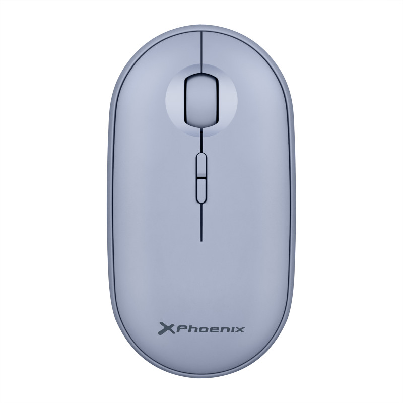 Phoenix rebble ratn inalambrico bluetooth y 2.4 ghz hasta 3 dispositivos con receptor usb clic silencioso para porttil notebook 