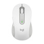 Mouse raton logitech m650 mediano optico wireless inalambrico blanco crudo