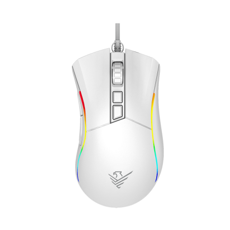 Ratn phoenix gaming void 12000 dpi de alto rendimiento blanco rgb usb configurable
