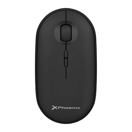 Phoenix rebble ratn inalambrico bluetooth y 2.4 ghz hasta 3 dispositivos con receptor usb clic silencioso para porttil notebook 