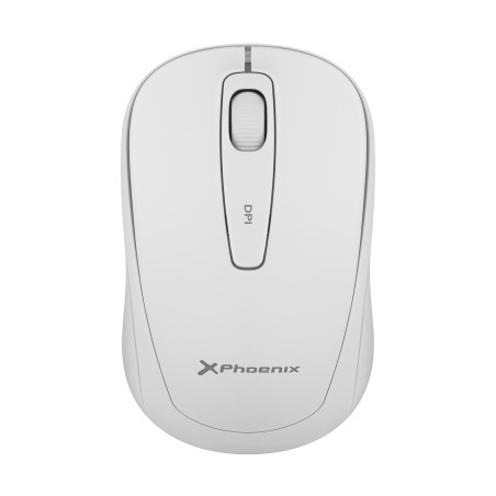 Phoenix m250 ratn inalmbrico 2.4 ghz receptor usb hasta 1600 dpi compatible con pc mac porttil color blanco