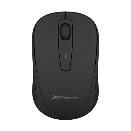 Phoenix m250 ratn inalmbrico 2.4 ghz receptor usb hasta 1600 dpi compatible con pc mac porttil color negro