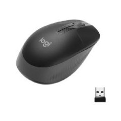 RATON OPTICO LOGITECH M190 WIRELESS FULL-SIZE GRIS