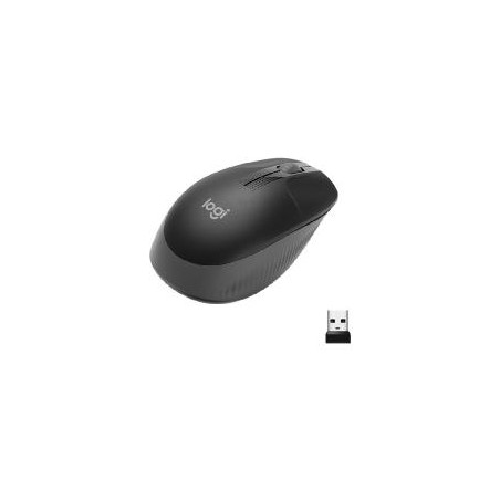 RATON OPTICO LOGITECH M190 WIRELESS FULL-SIZE GRIS