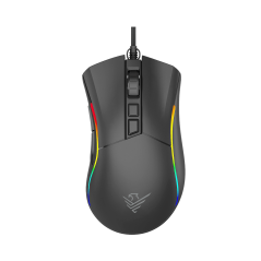 Ratn gaming phoenix void 12000 dpi de alto rendimiento negro rgb usb