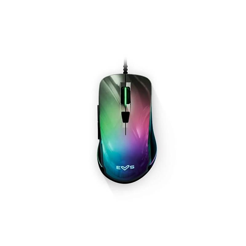 Mouse raton optico energy sistem esg m3 neon cable 1.5m -  6 botones -  7200 dpi -  rgb
