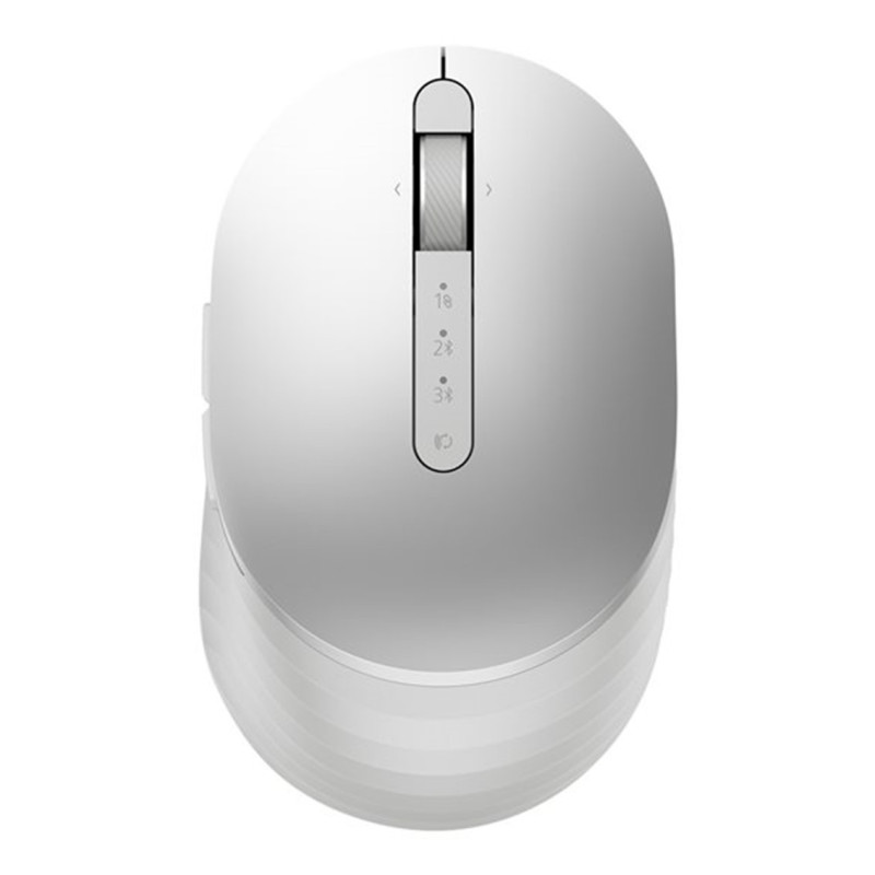 Mouse raton of the ms7421w optico 7 botones 1600ppp wireless inalambrico plateado platino