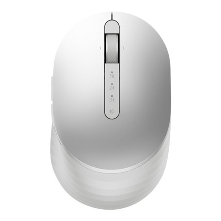 Mouse raton of the ms7421w optico 7 botones 1600ppp wireless inalambrico plateado platino