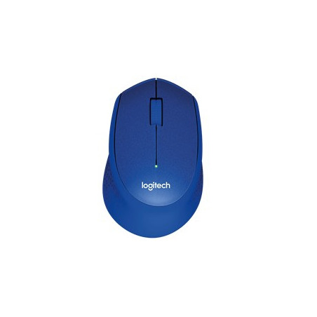 Mouse raton logitech m330 optico wireless inalambrico silent plus azul