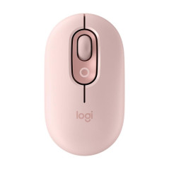 Raton inalambrico logitech pop mouse pink