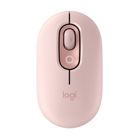 Raton inalambrico logitech pop mouse pink