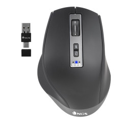 Raton multidispositivo inalambrico portargable ngs blur - rb