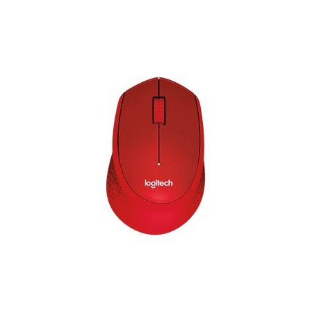 Mouse raton logitech m330 optico wireless inalambrico silent plus rojo