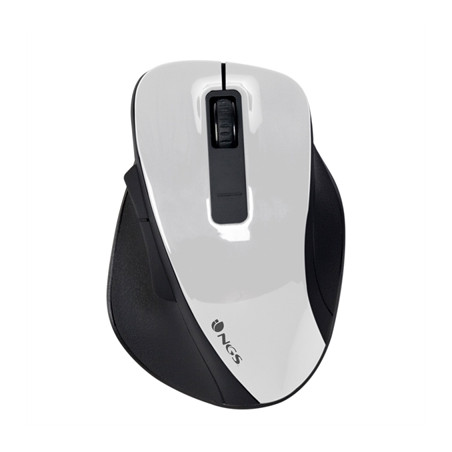 Raton inalambrico ngs bowwhite 2.4ghz 1600dpi