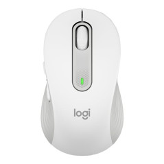 Mouse raton logitech m650 for business mediano wireless inalambrico blanco crudo