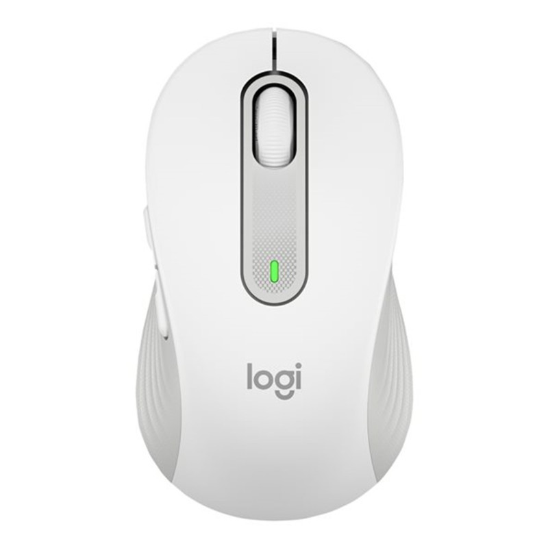 Mouse raton logitech m650 for business mediano wireless inalambrico blanco crudo