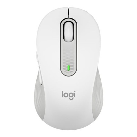 Mouse raton logitech m650 for business mediano wireless inalambrico blanco crudo