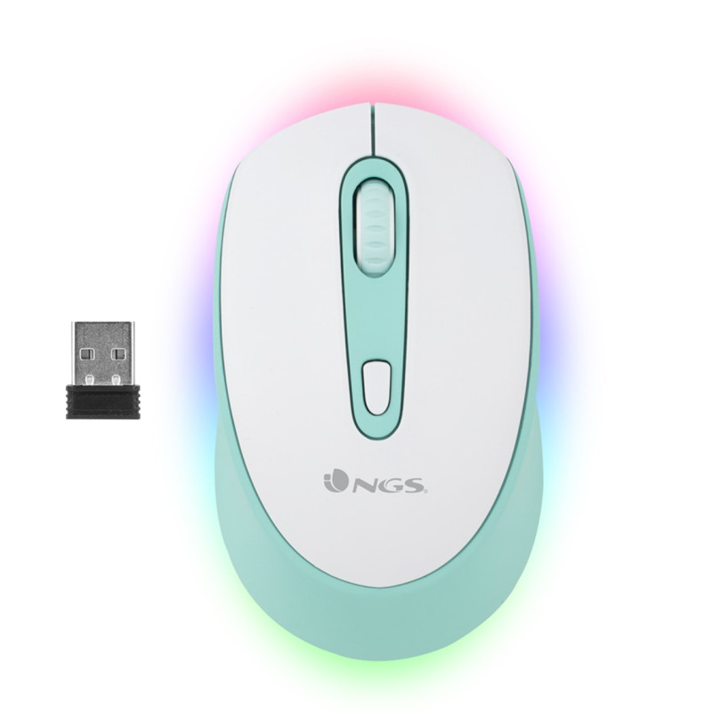 Raton multidispositivo inalambrico gorgable ngs smogmint - rb
