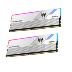 Memoria ram ddr5 64gb 2x32gb predator vesta2 - udimm - 6000mhz  cl 30 silver rgb
