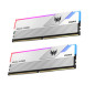 Memoria ram ddr5 64gb 2x32gb predator vesta2 - udimm - 6000mhz  cl 30 silver rgb