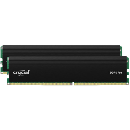 Memoria ram ddr4 64gb 2x32gb crucial pro -  dimm - 3200 mhz - pc4 25600 - cl22