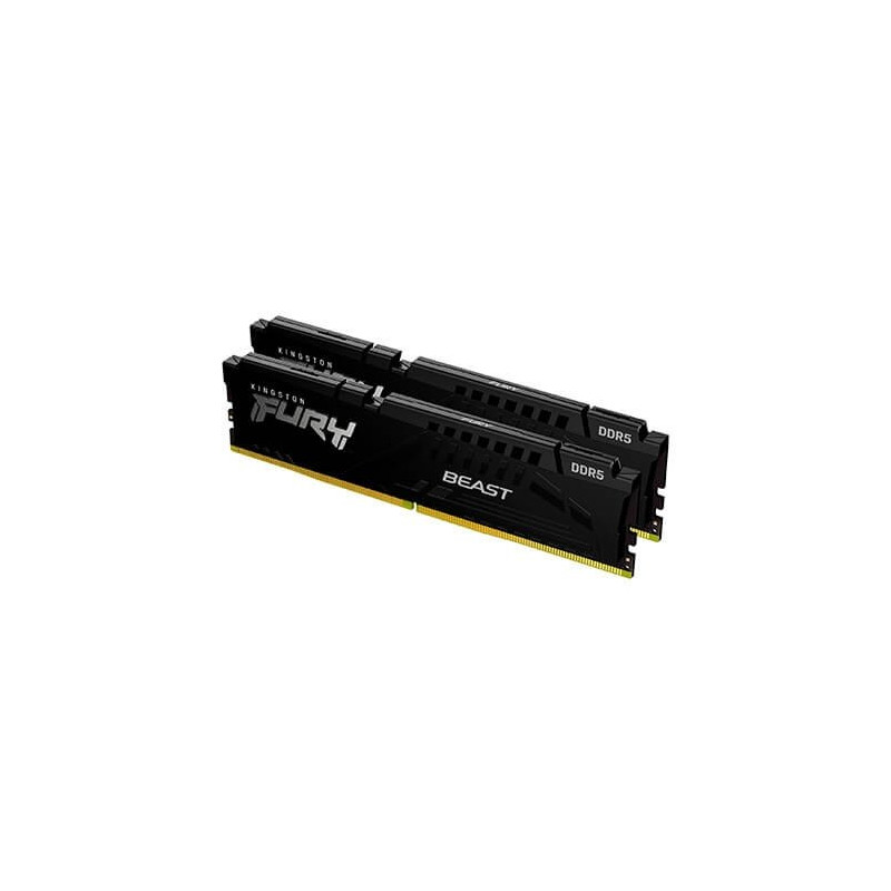 Memoria ram ddr5 32gb 2 x 16gb kingston - 5600mhz - pc5 44800 - fury beast - cl 40 - 1.25v
