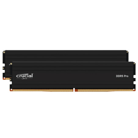 Memoria ram ddr5 32gb 2x16gb crucial pro -  dimm - 5600 mhz - pc5 44800 - cl46