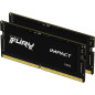 Memory ram ddr5 32gb 2 x 16gb kingston - top - 5600mhz - pc5 44800 - fury impact - cl40 - 1.1v