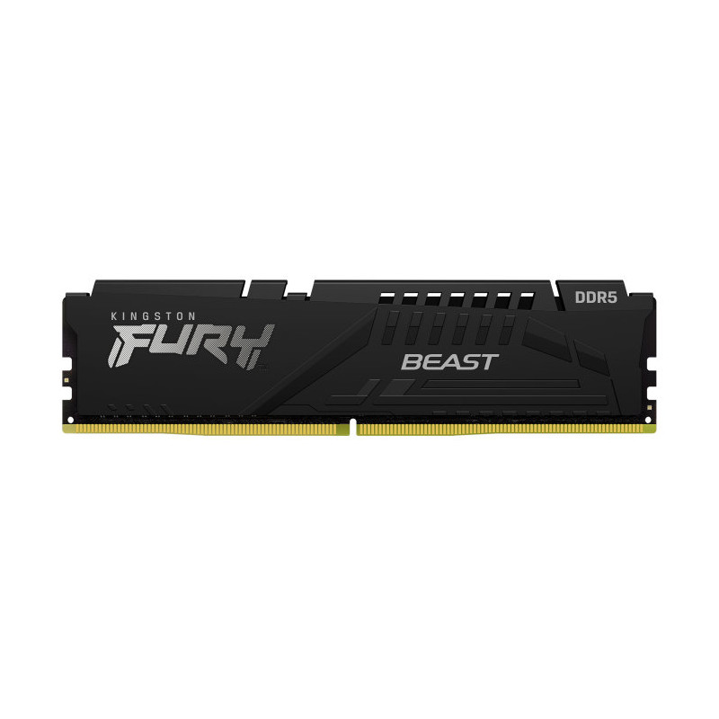 Memoria ram ddr5 16gb kingston - 5600mhz - pc5 - 44800 - fury beast - negro