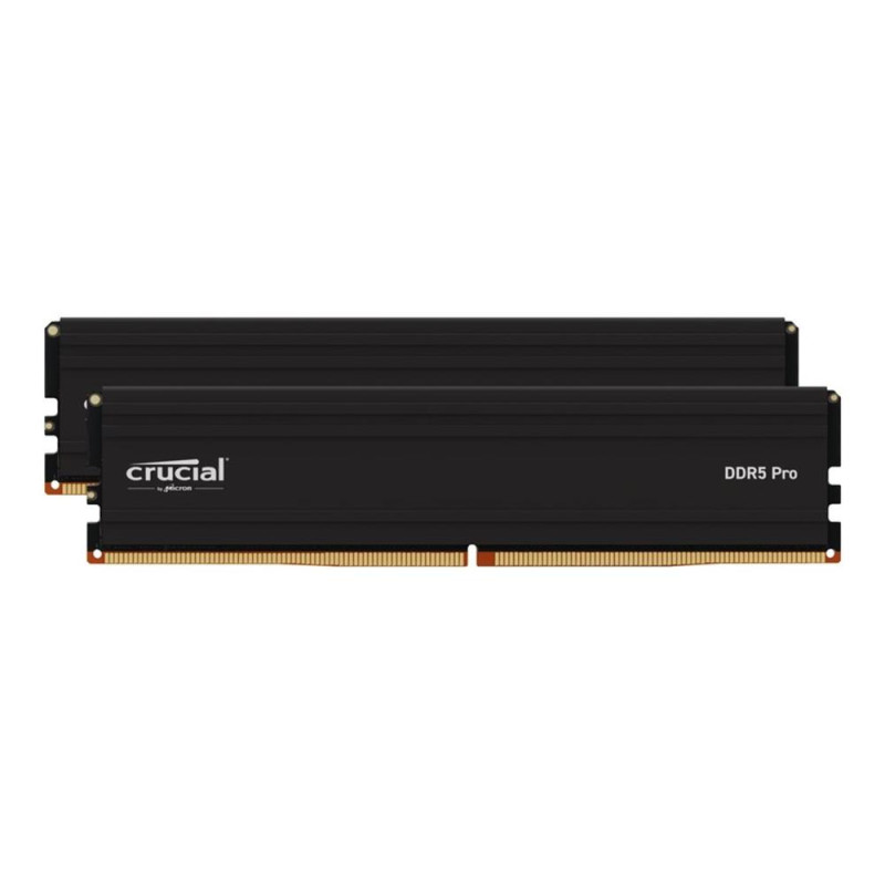 Memoria ram ddr5 32gb 2x16gb crucial pro - dimm - 6000 mhz - pc5 48000 - cl48 - 1.1v