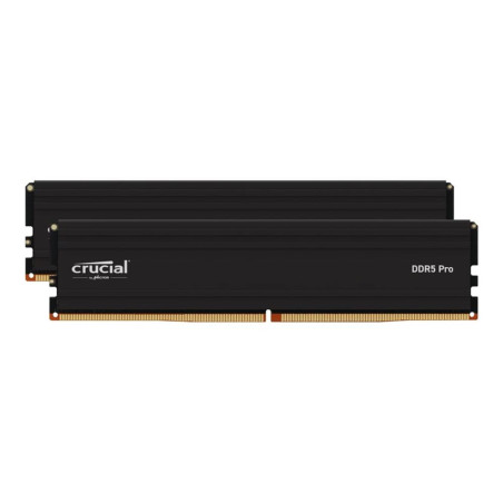 Memoria ram ddr5 32gb 2x16gb crucial pro - dimm - 6000 mhz - pc5 48000 - cl48 - 1.1v