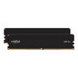 Memoria ram ddr5 32gb 2x16gb crucial pro - dimm - 6000 mhz - pc5 48000 - cl48 - 1.1v