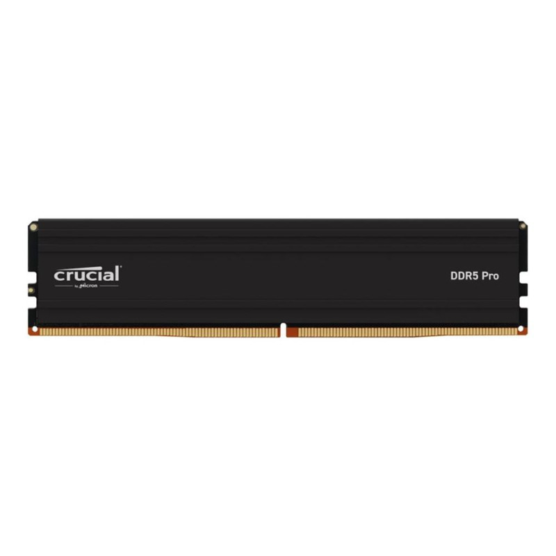 Memoria ram ddr5 32gb crucial pro - dimm - 5600 mhz - pc5 44800 - cl46 - 1.1v