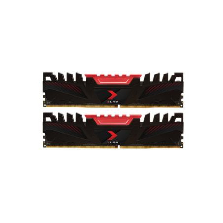Memoria ddr4 16gb 2x8gb 3200mhz dimm pc4 - 25600 pny cl16 1.35v xlr8
