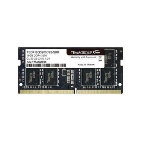 MEMORIA RAM S/O DDR4 16GB PC3200 TEAMGROUP ELITES