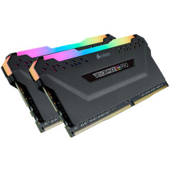 Memory ram ddr4 16gb kit 2x8 corsair vengeance - pc4 - 25600 - 3200mhz - c16 rgb negro
