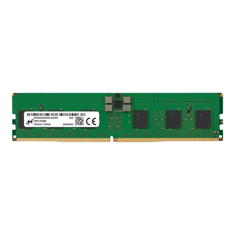 Memoria ram ddr5 16gb crucial micron  - rdimm - 4800 mhz - pc5 38400 - cl40 - 1.1v