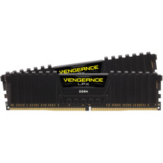 Memoria ram ddr4 16gb kit 2x8 corsair vengeance - pc4 - 24000 -  3000mhz -  c16 negro