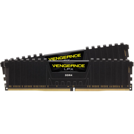 Memoria ram ddr4 16gb kit 2x8 corsair vengeance - pc4 - 24000 -  3000mhz -  c16 negro